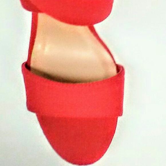 BRAND NEW! Red Bamboo Wedge Heel! - Picture 5 of 8